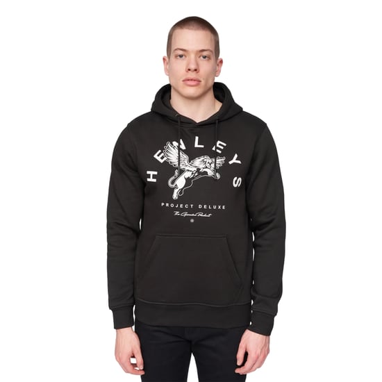 Henleys - "Colhen" Kapuzenpullover für Herren (Schwarz) - Image 1