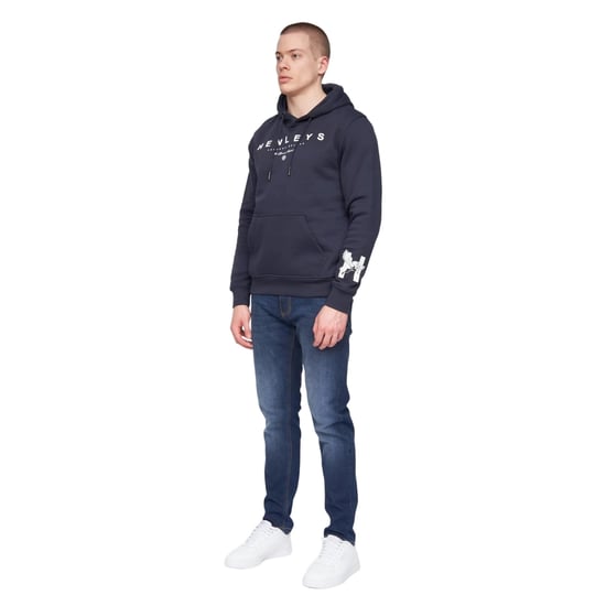 Henleys - "Hentyme" Kapuzenpullover für Herren (Marineblau) - Image 3