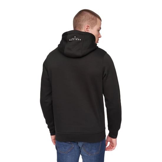 Henleys - "Scripthen" Kapuzenpullover für Herren (Schwarz) - Image 2