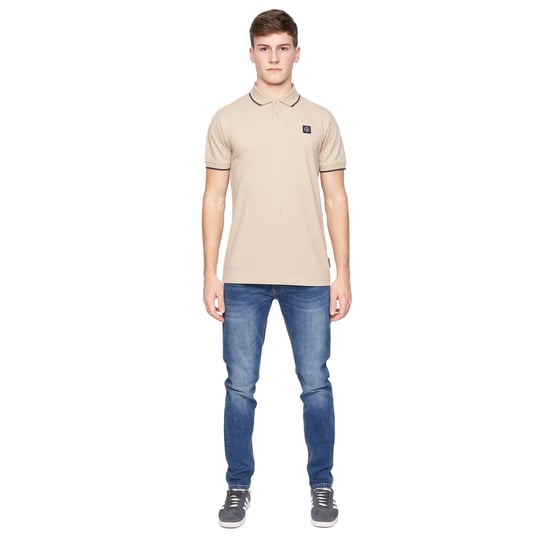 Duck and Cover - "Wilkins" Poloshirt für Herren (Steinfarben) - Image 3