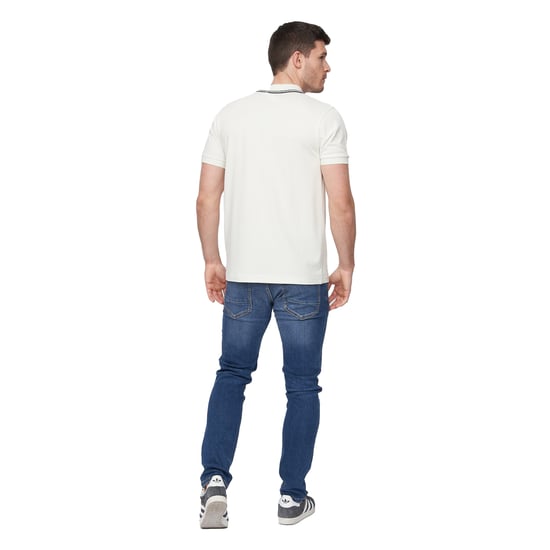 Duck and Cover - "Samtrase" Poloshirt für Herren (Naturweiß) - Image 2
