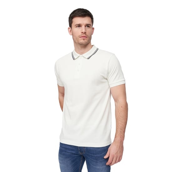 Duck and Cover - "Samtrase" Poloshirt für Herren (Naturweiß) - Image 3