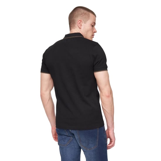 Henleys - "Henflare" Poloshirt für Herren (Schwarz) - Image 2