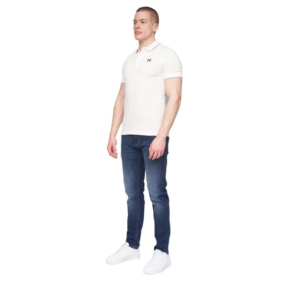 Henleys - "Moorehen" Poloshirt für Herren (Weiß) - Image 3