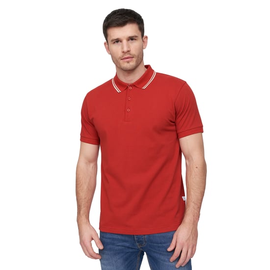 Duck and Cover - "Samtrase" Poloshirt für Herren (Rot) - Image 1