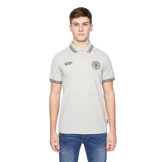 Duck and Cover - "Keyaan" Poloshirt für Herren (Grau meliert) - Image 1