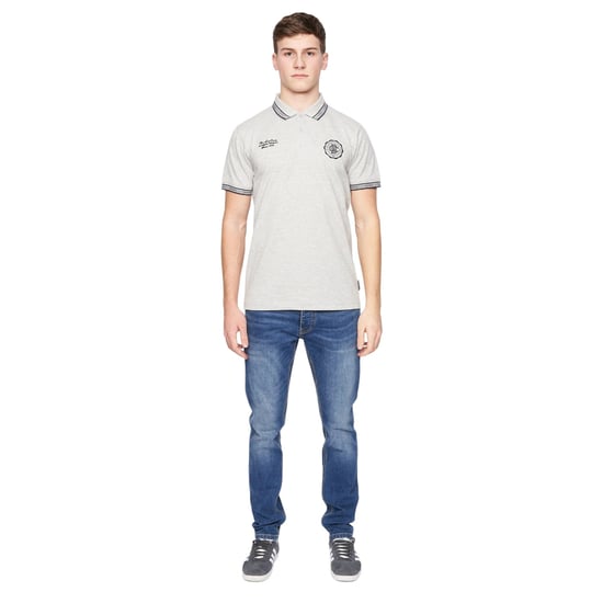 Duck and Cover - "Keyaan" Poloshirt für Herren (Grau meliert) - Image 3