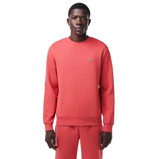 Lacoste - Sweatshirt Rundhalsausschnitt für Herren/Damen Unisex (Rot) - Image 3