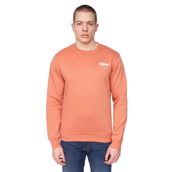 Henleys - "Scripthen" Sweatshirt Rundhalsausschnitt für Herren (Ziegelrot) - Image 1