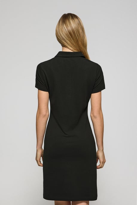 Polokleid schwarz mit Rigby Go-Logo - Image 2
