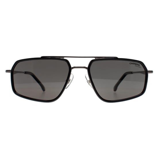 Carrera Aviator Herren Dunkel Ruthenium Schwarz Grau Polarisiert Carrera 338/S - Image 1