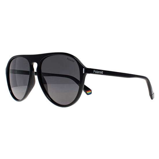 Polaroid Aviator Unisex Schwarz Grau Polarisiert PLD 6225/S - Image 2