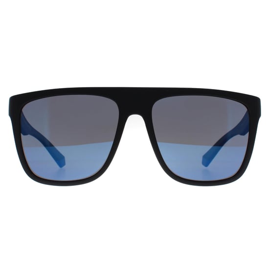 Polaroid Square Herren Matt Schwarz Blau Blau Polarisiert PLD 2162/S - Image 1