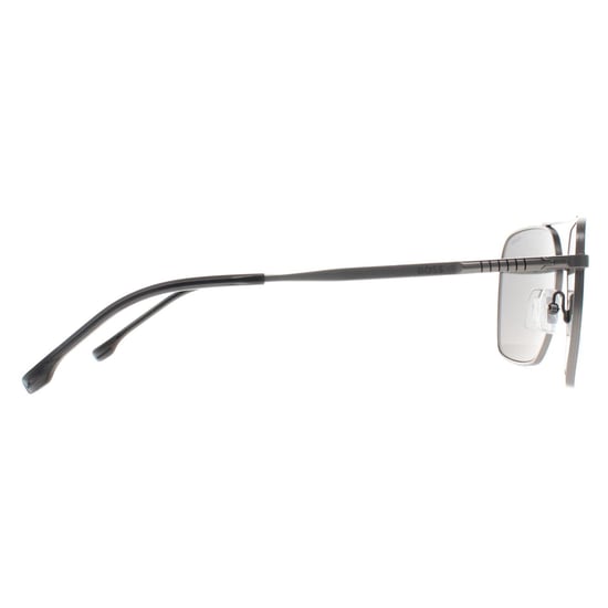 Hugo Boss Aviator Herren Matt Dunkel Ruthenium Grau Polarisierte BOSS 1414/S - Image 4