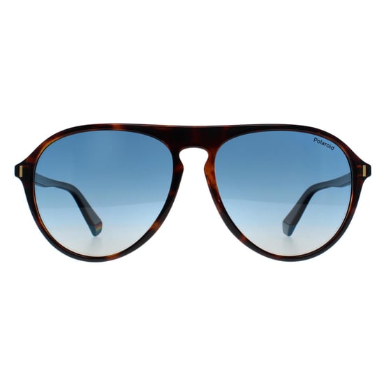 Polaroid Aviator Unisex Havanna Blau Gradient Polarisiert PLD 6225/S - Image 1