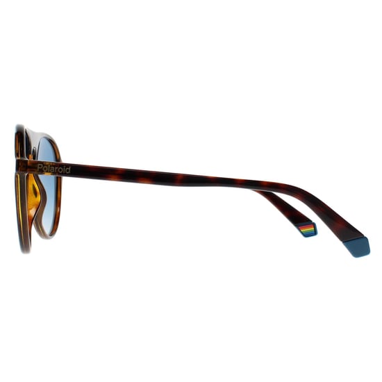 Polaroid Aviator Unisex Havanna Blau Gradient Polarisiert PLD 6225/S - Image 3
