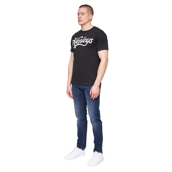Henleys - "Scripthen" T-Shirt für Herren (Schwarz) - Image 3