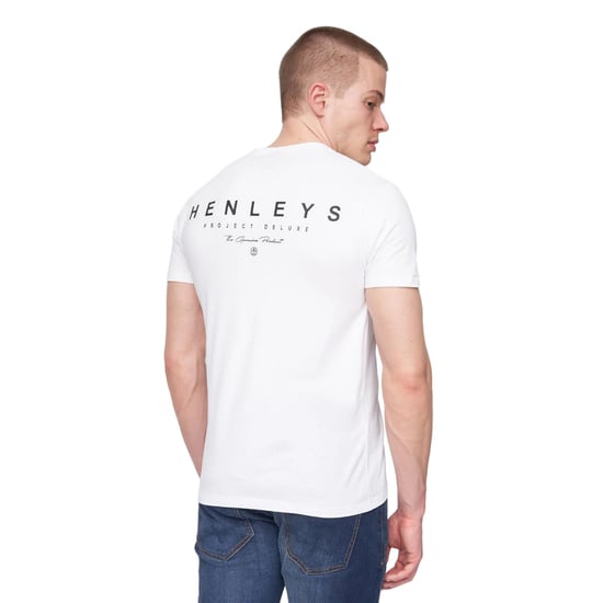 Henleys - "Metafone" T-Shirt für Herren (Weiß) - Image 2