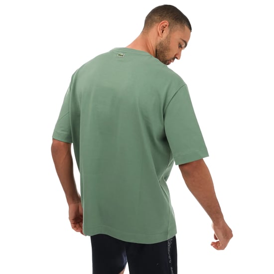 Lacoste - T-Shirt Baumwolle aus biologischem Anbau für Herren (Grün) - Image 2