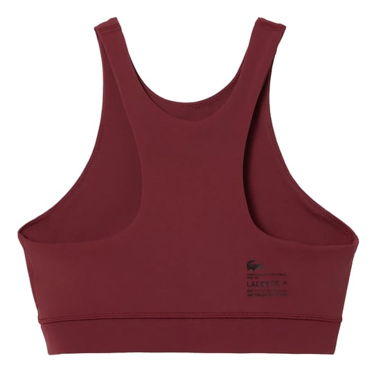 Lacoste - Sport-BH Schnell trocknend für Damen (Burgunderrot) - Image 2