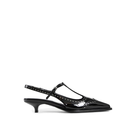 Miu Miu Leder Slingback-Pumps - Image 4