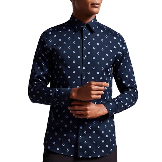 Ted Baker - "KYME" Hemd für Herren Langärmlig (Marineblau) - Image 3