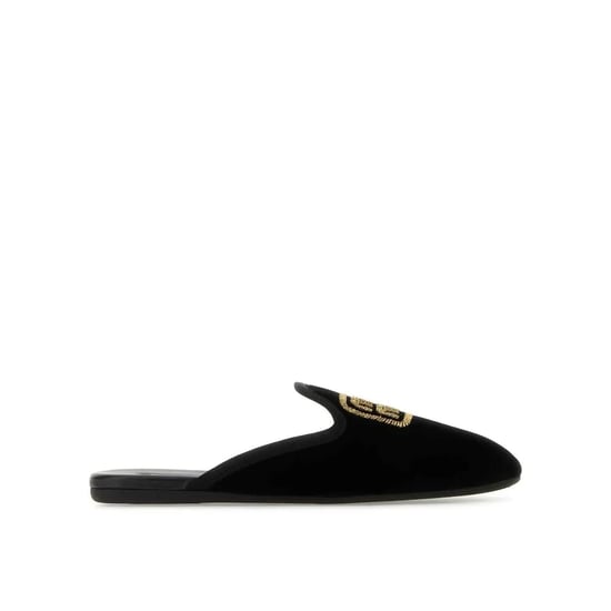 Miu Miu Logo-gestickte Slipper Mules - Image 1
