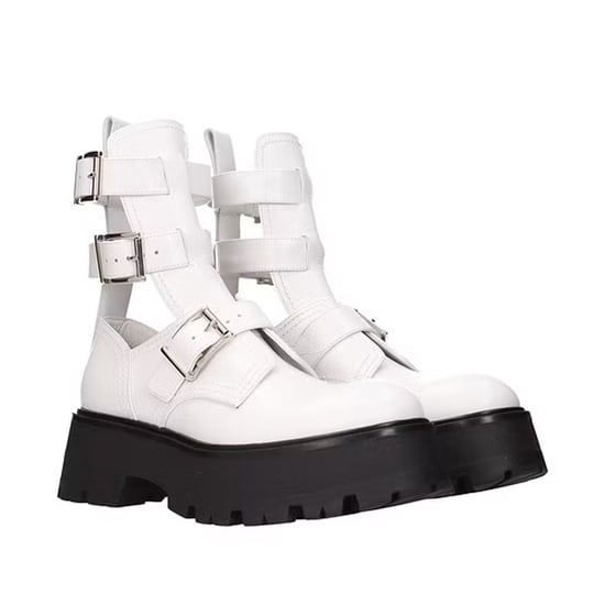 Alexander McQueen Leder Stiefeletten - Image 2