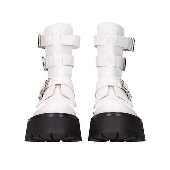 Alexander McQueen Leder Stiefeletten - Image 3