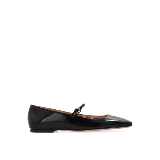 Gianvito Rossi Christina Leder Ballerinas - Image 4