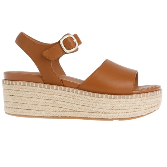 FitFlop - Damen Espadrillen "Eloise", Leder (Hellbraun) - Image 1