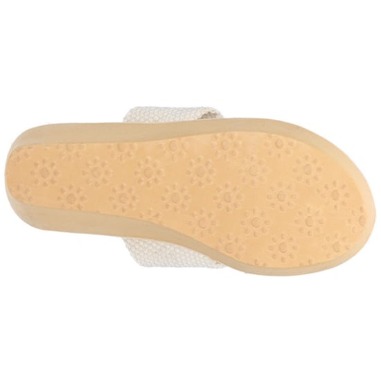 Rocket Dog Damen Diver Gewebe Slip On Pantoletten mit Keilabsatz (Creme) - Image 4