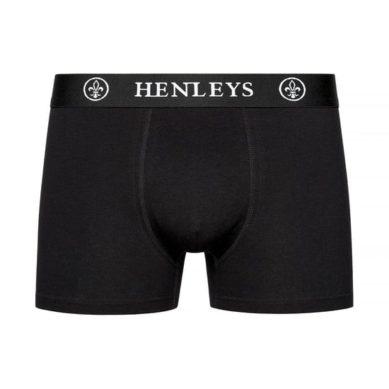 Henleys - "McBlacken" Boxershorts für Herren(5er-Pack) (Schwarz) - Image 3