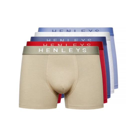 Henleys - "Motley" Boxershorts für Herren(5er-Pack) (Bunt) - Image 1