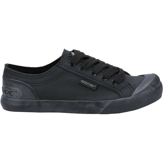 Rocket Dog Damen Jazzin Canvas Fable Turnschuh (Schwarz) - Image 1