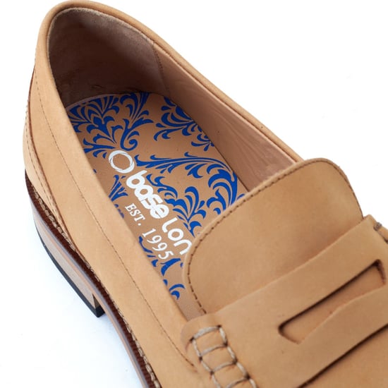 Base London Garfield Herrenslipper Aus Gebranntem Tan Leder - Image 6