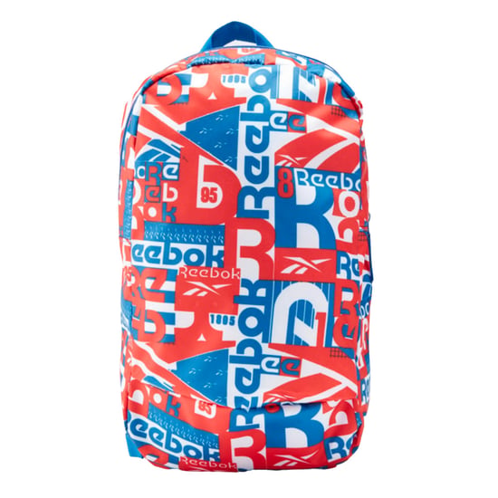 Reebok - Kinder Rucksack, Grafikdruck (Orange/Blau) - Image 1