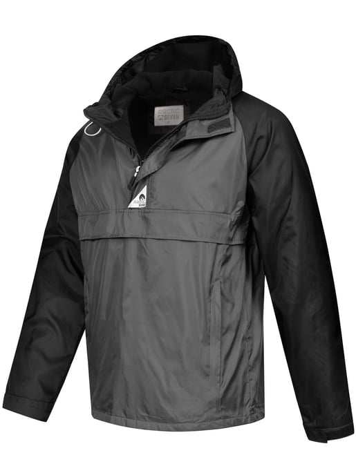 Arctic Seven Herren Regenjacke – Dunkelgrau-Schwarz - Image 2