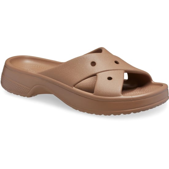 Crocs Klassische Kreuzriemen Thermoplastische Damenmilchschokoladensandalen - Image 1