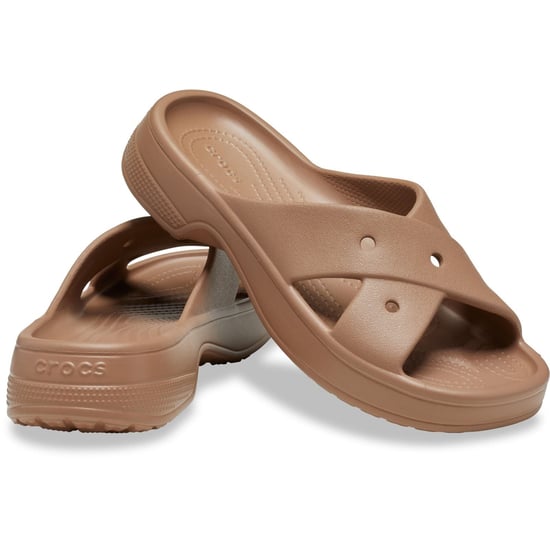 Crocs Klassische Kreuzriemen Thermoplastische Damenmilchschokoladensandalen - Image 3