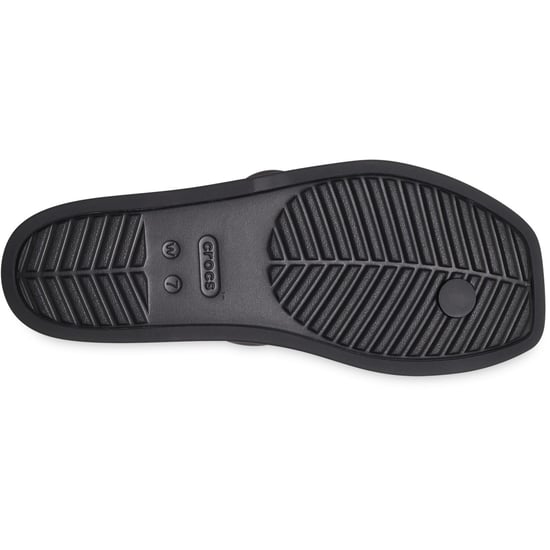 Crocs Miami Zehenring Sandale Damen Schwarze Sandalen - Image 4