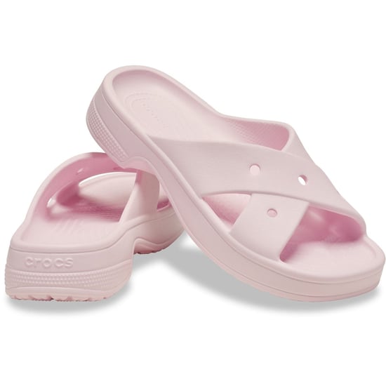 Crocs Klassische Kreuzriemen Thermoplastische Damen Sandalen in Pink Milk - Image 3
