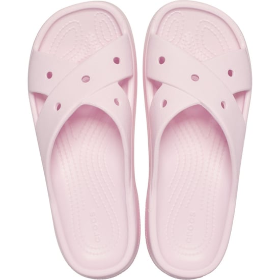 Crocs Klassische Kreuzriemen Thermoplastische Damen Sandalen in Pink Milk - Image 5
