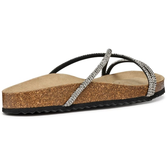Geox D BRIONIA R Polyester Damen Sandalen In Schwarz/Silber - Image 2