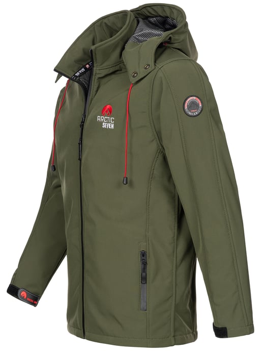 Arctic Seven Herren Softshell Jacke Olive - Image 2
