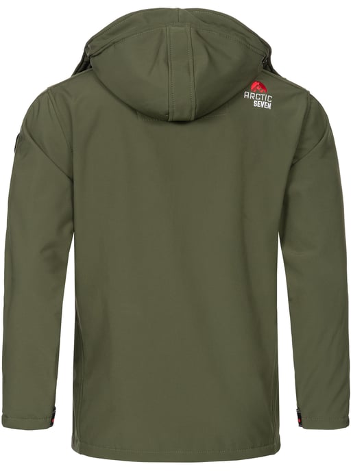 Arctic Seven Herren Softshell Jacke Olive - Image 3