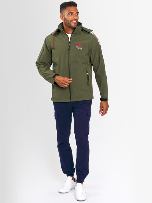 Arctic Seven Herren Softshell Jacke Olive - Image 5