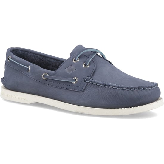 Sperry Authentic 2 Eye Herren Bootsschuhe Aus Dunkelblauem Leder - Image 1