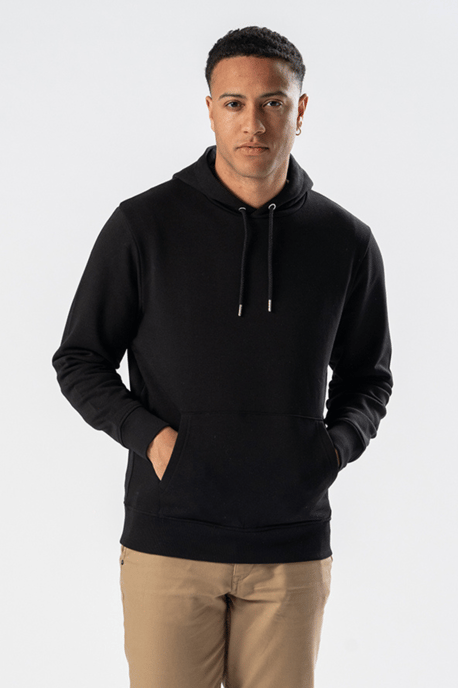Sweatshirt-Kapuzenpullover – Schwarz - Image 3
