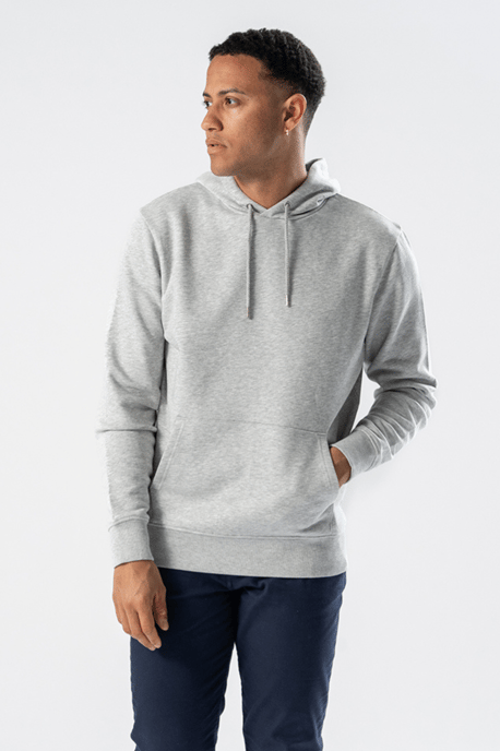 Sweatshirt-Kapuzenpullover – Aschgrau - Image 2